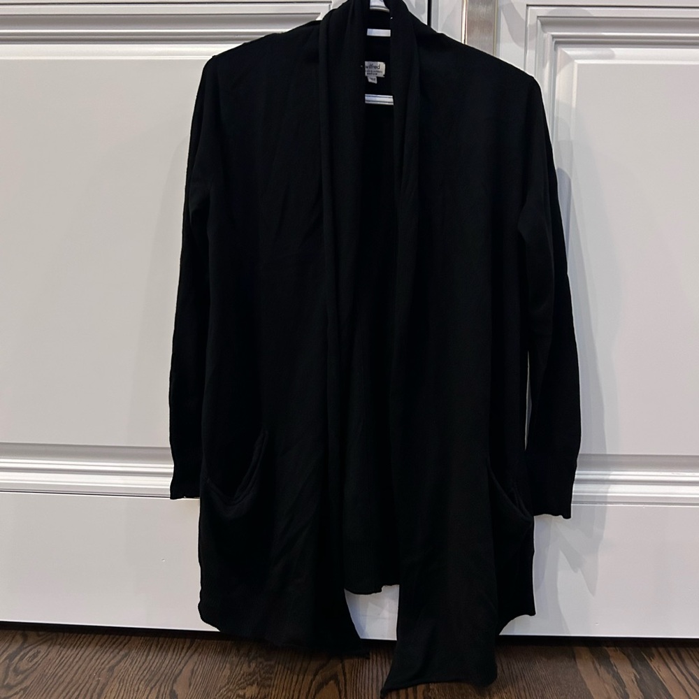 Wilfred silk and cashmere Cardigan